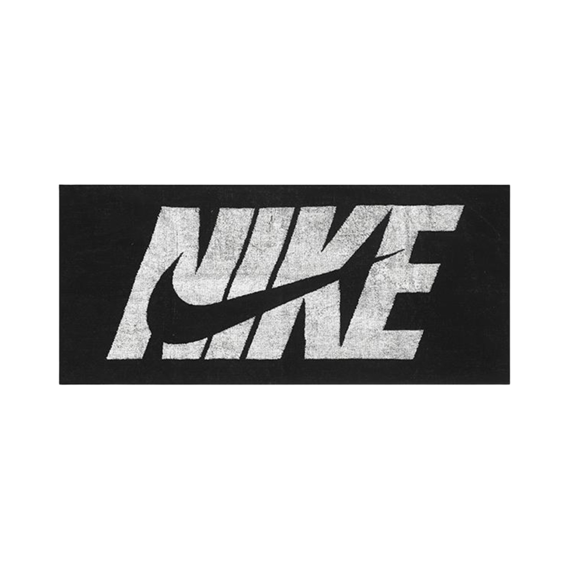 IF0600-010 Nike Jacquard Graphic Medium Towel Black White