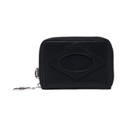 Mischief Rhombus Zip Around Wallet Black