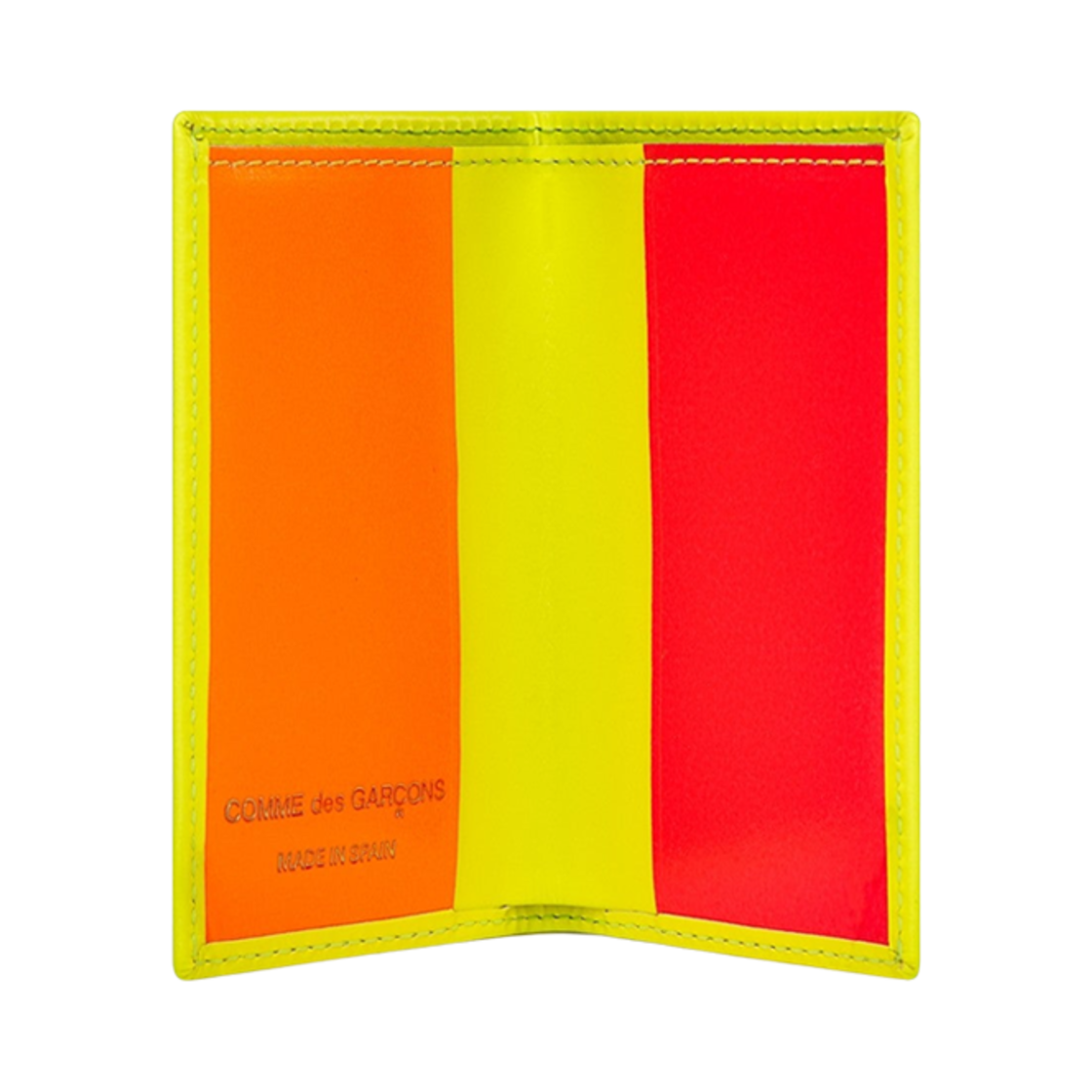 꼼데가르송 SA6400SF 슈퍼 플루오 웰렛 옐로우(Comme des Garcons SA6400SF Super Fluo Wallet Yellow) - 2