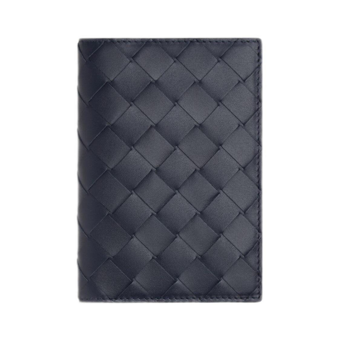 749441VCPQ63258 Bottega Veneta Intrecciato Passport Case Abyss Cypress