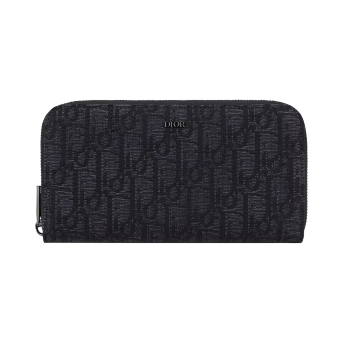디올 지퍼 장지갑 블랙 디올 오블리크 자카드(Dior Zipped Long Wallet Black Dior Oblique Jacquard)