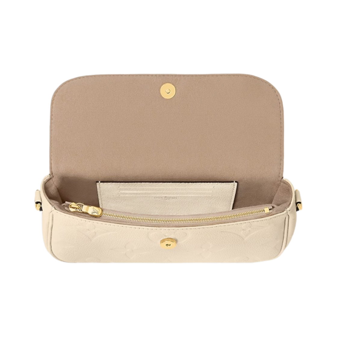 루이비통 아이비 체인 지갑 모노그램 앙프렝뜨 크림(Louis Vuitton Ivy Wallet On Chain Monogram Empreinte Cream) - 3
