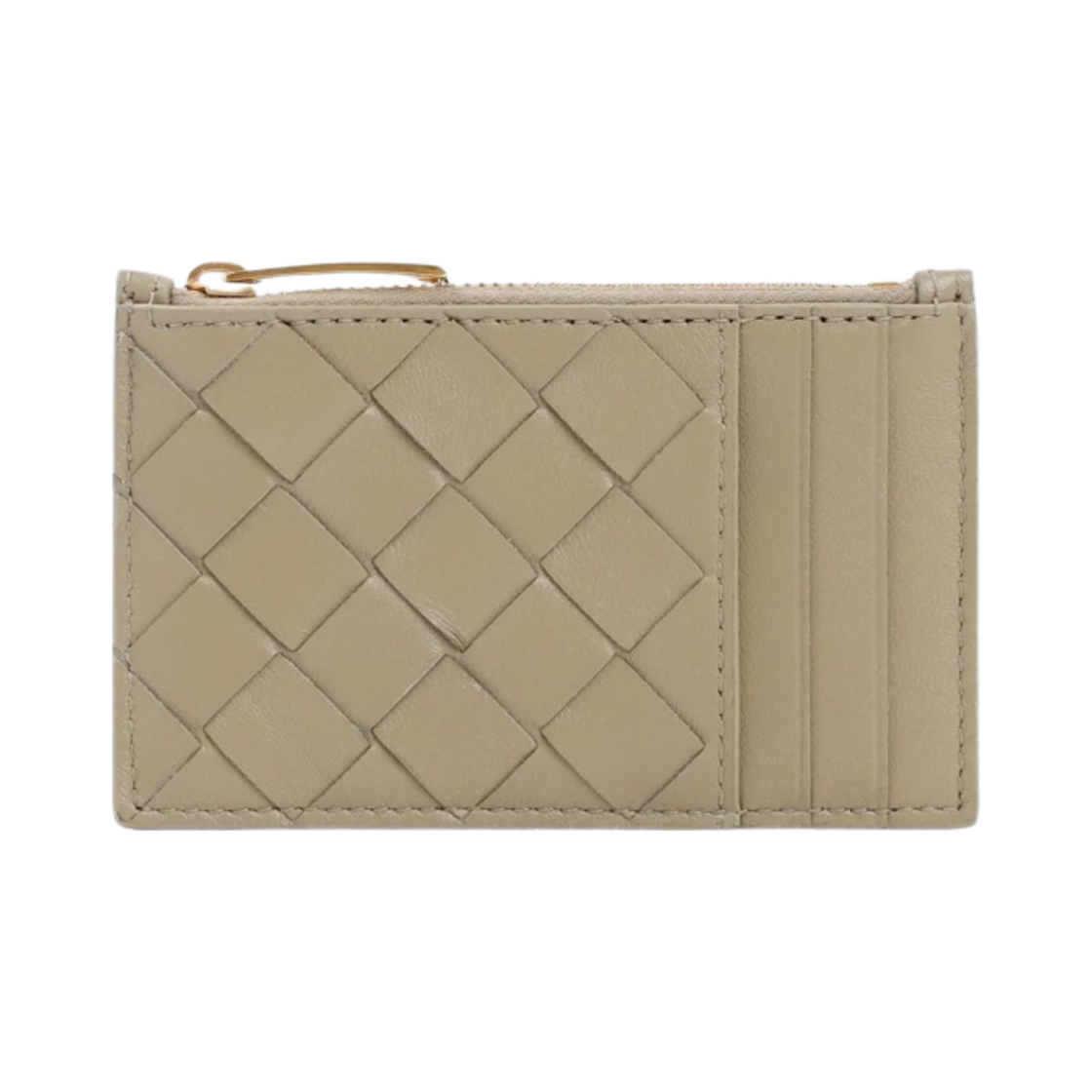 보테가 베네타 지퍼 카드 케이스 토프(Bottega Veneta Zipped Card Case Taupe) - 1