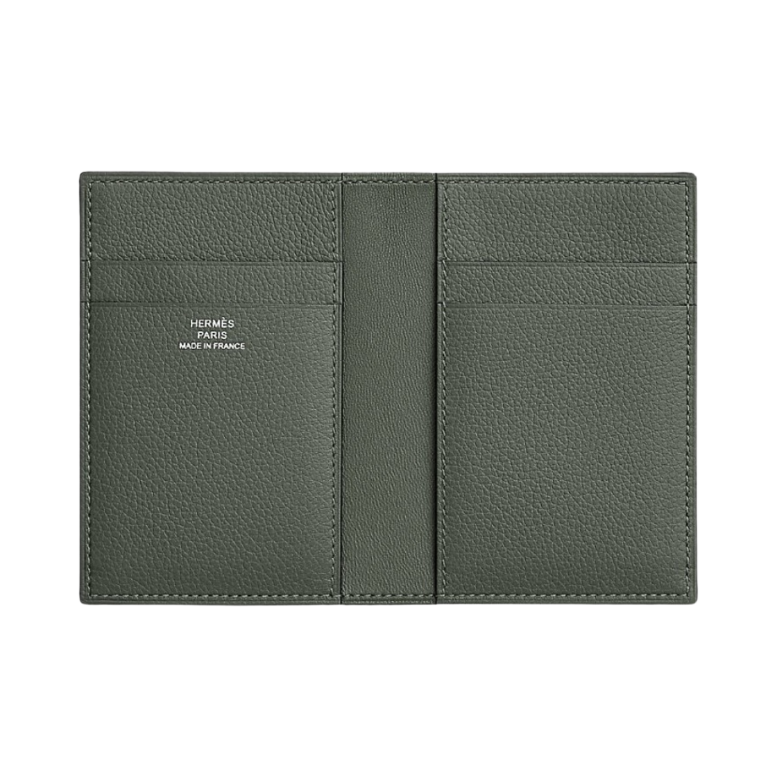 에르메스 MC² 유클리드 정글 투톤 카드 홀더 에버컬러 & 베르 드 그리 베르 아망드(Hermes MC² Euclide JungleTwo-Tone Card Holder Evercolor & Vert De Gris Vert Amande) - 2