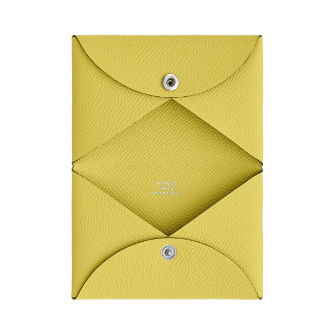 에르메스 칼비 카드 홀더 앱송 & 팔라듐 하드웨어 라임(Hermes Calvi Card Holder Epsom & Palladium Lime) - 2