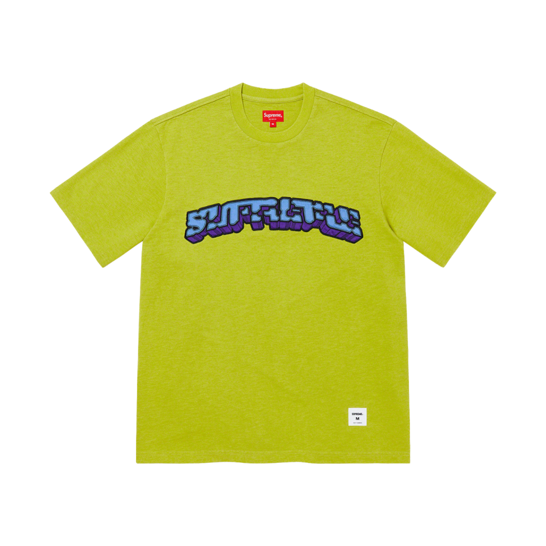 슈프림 블록 아크 숏슬리브 탑 라임 - 23SS(Supreme Block Arc S/S Top Lime - 23SS) - 1