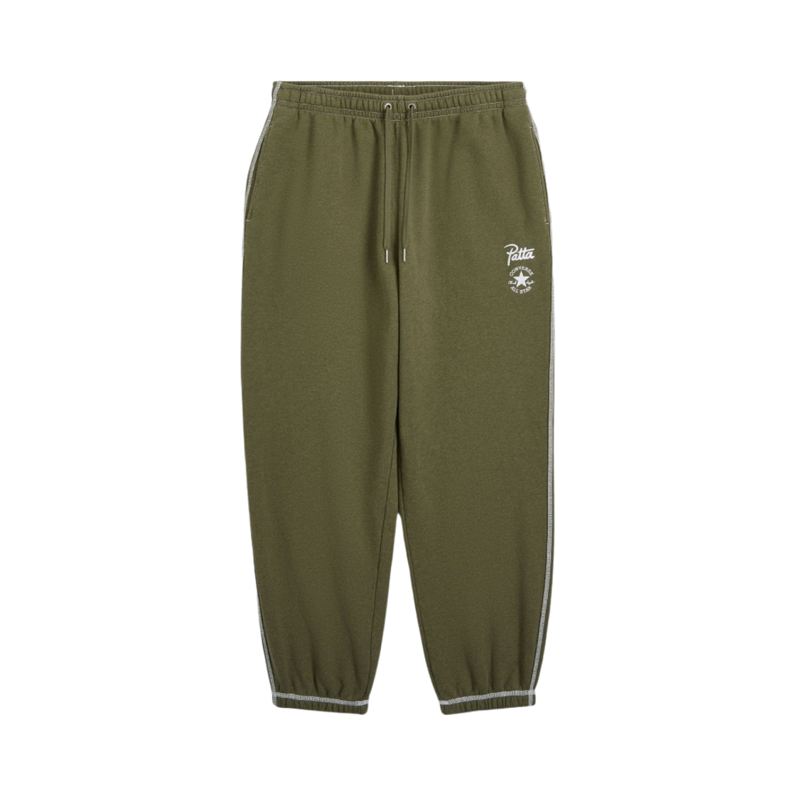 컨버스 x 파타 레인 올 샤인 팬츠 유틸리티 그린 헤더(Converse x Patta Rain Or Shine Pants Utility Green Heather)