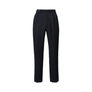 Maison Margiela Wool Gabardine Trousers Dark Blue