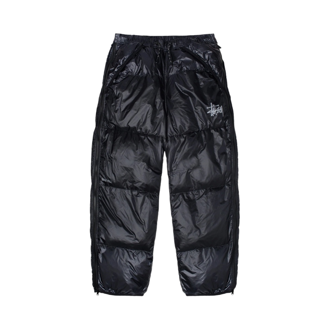 스투시 마이크로 립스탑 다운 팬츠 블랙(Stussy Micro Ripstop Down Pant Black)