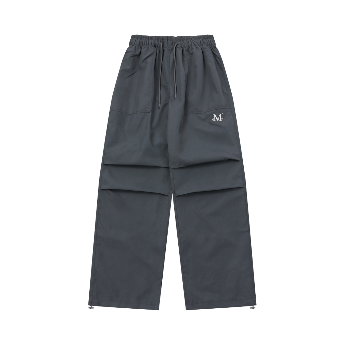 무센트 텐더 파라슈트 아웃 포켓 와이드 팬츠 차콜(MUCENT Tender Parachute Out Pocket Pants Charcoal) - 1