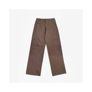 Full of Ssun Ripstop Circle Cargo Pants Deep Brown