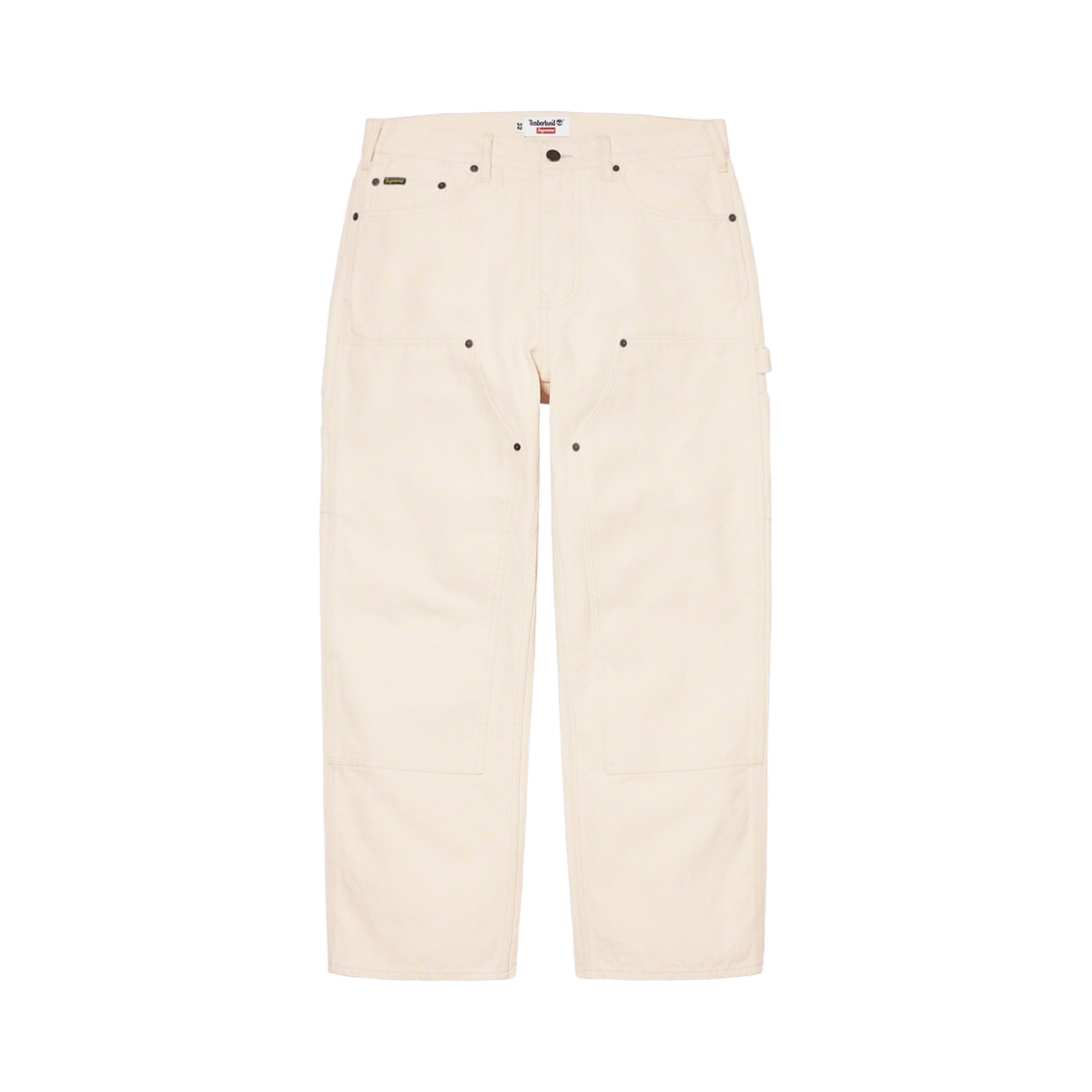 슈프림 x 팀버랜드 더블 니 페인터 팬츠 스톤 - 21SS