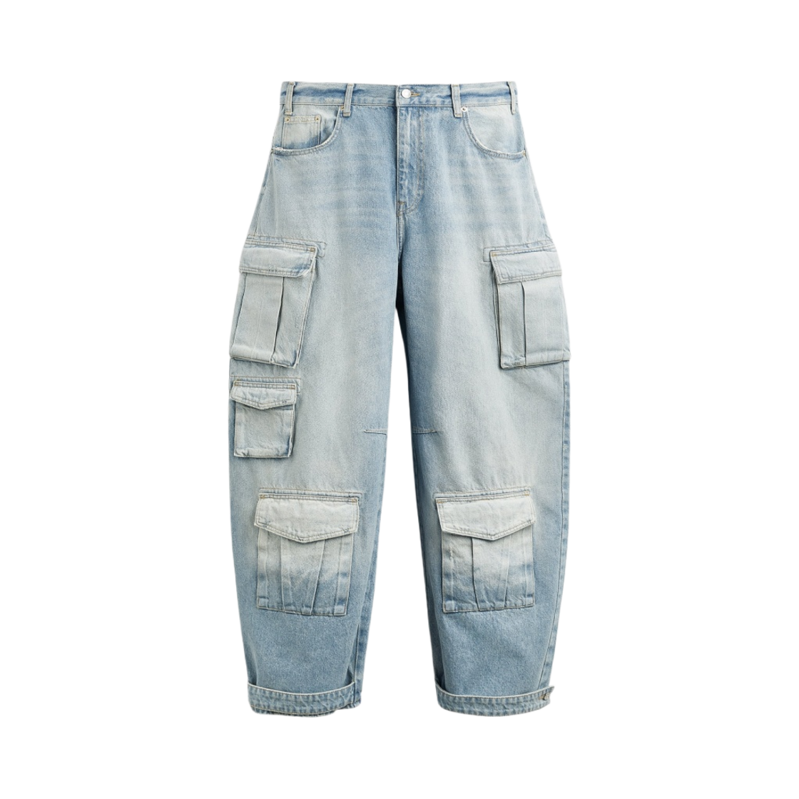 6688/333/400 Zara Utility Cargo Jeans Blue