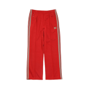 Needles Straight Track Pants Poly Smooth Red