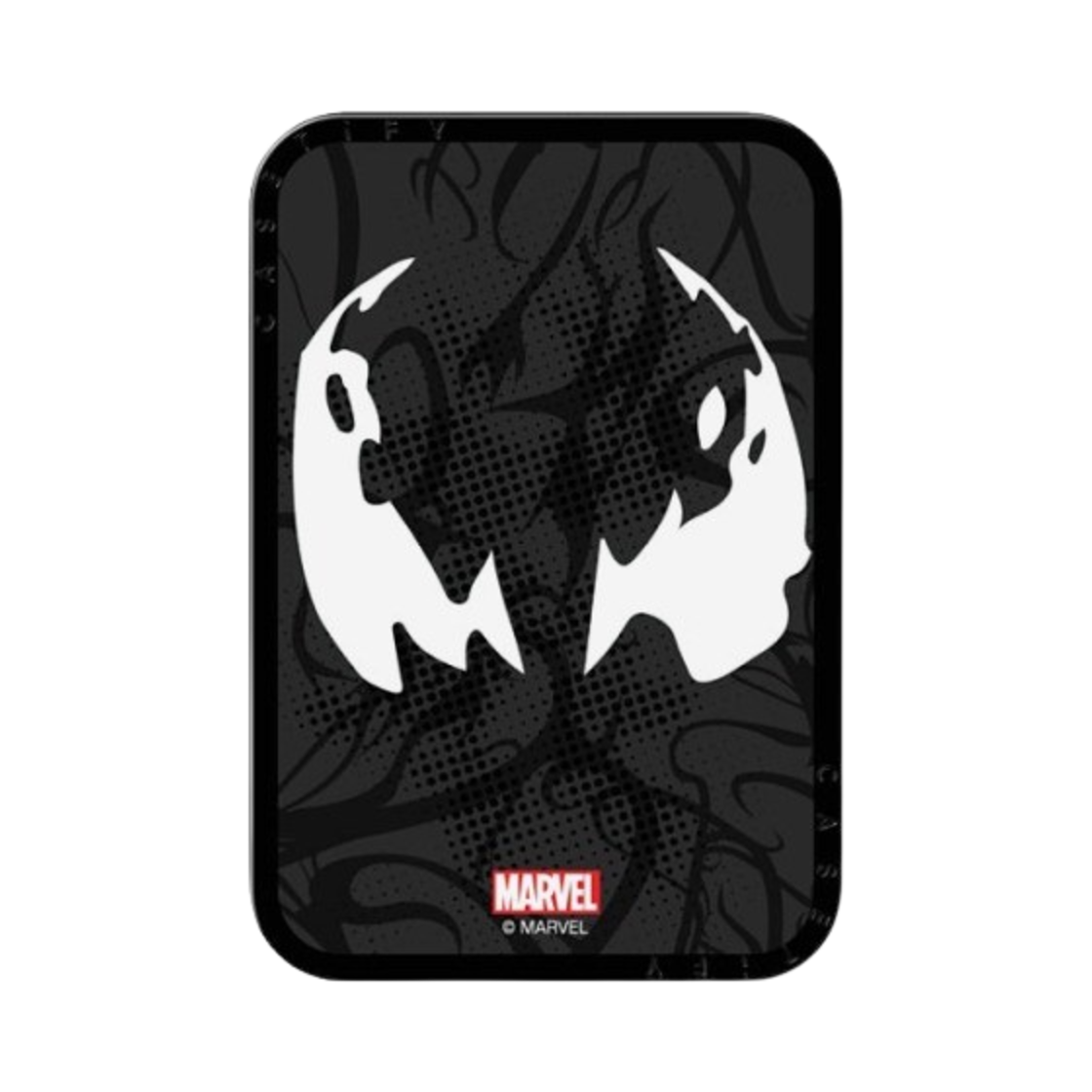 케이스티파이 x 마블 베놈 맥세이프 스내피 카드홀더 스탠드 블랙(Casetify x Marvel Venom Magasafe Snappy Cardholder Stand Black) - 1