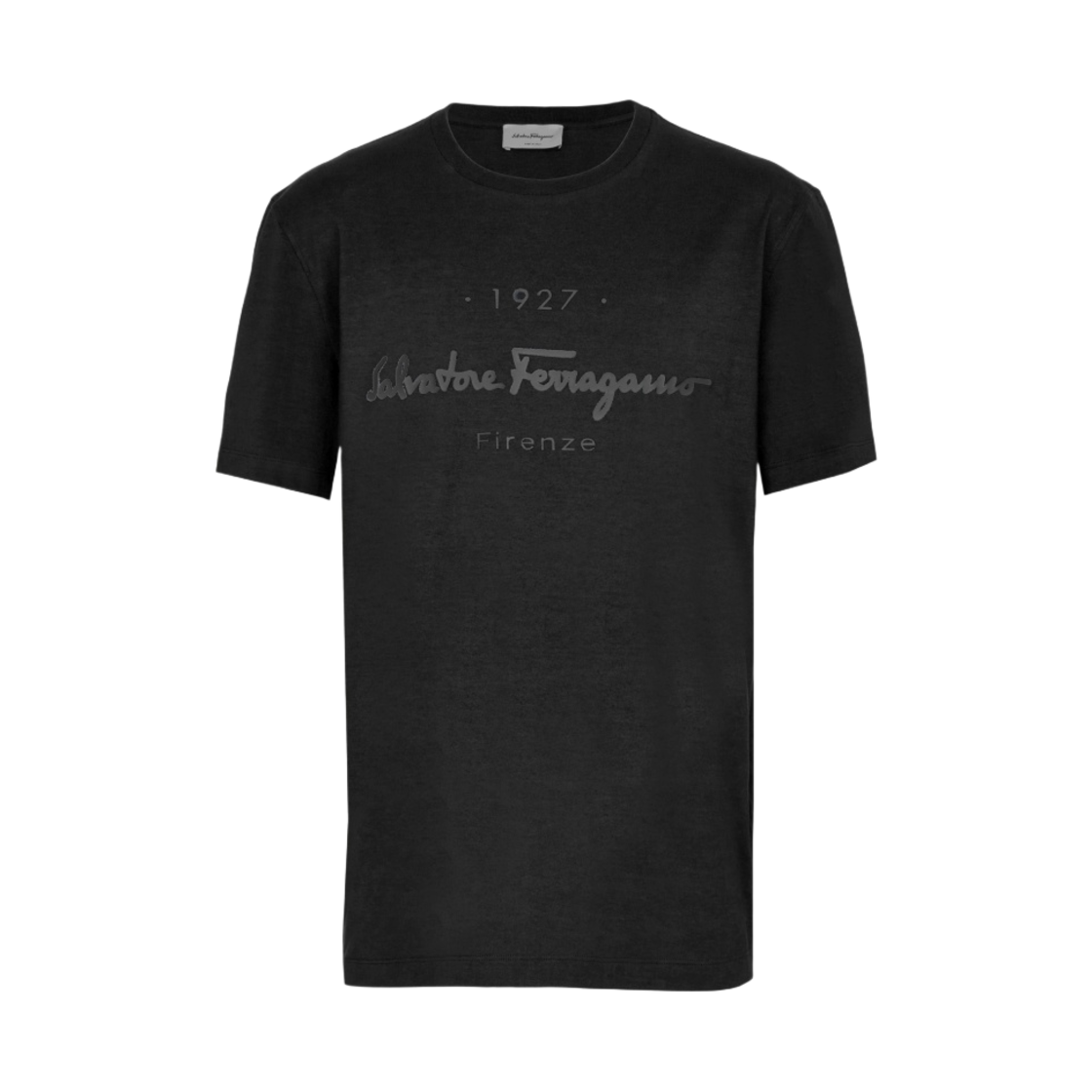 120613-734897 Ferragamo 1927 Signature T-Shirt Black