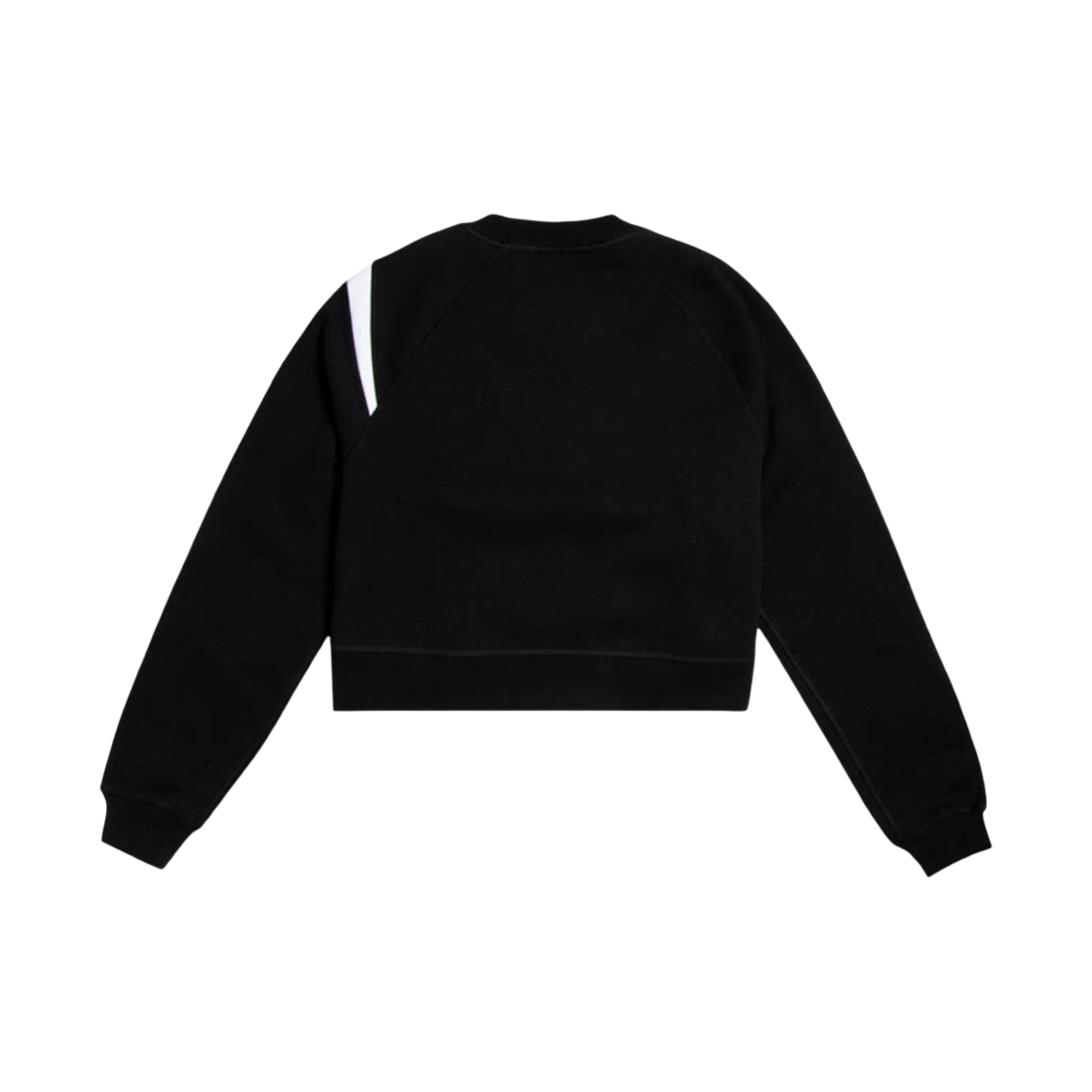 (W) 나이키 NSW 스우시 크루 플리스 스웨트셔츠 블랙 - 아시아((W) Nike NSW Swoosh Fleece Crew Fleece Sweatshirt Black - Asia) - 2