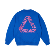Palace P3 Glitter Crew Blue Berry - 24FW