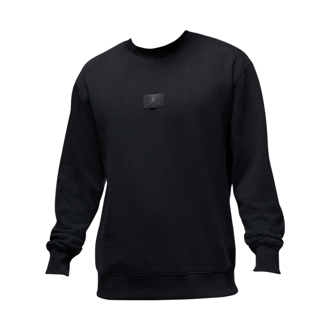 조던 플라이트 플리스 크루넥 스웨트셔츠 블랙 - 아시아(Jordan Flight Fleece Crewneck Sweatshirt Black - Asia) - 1