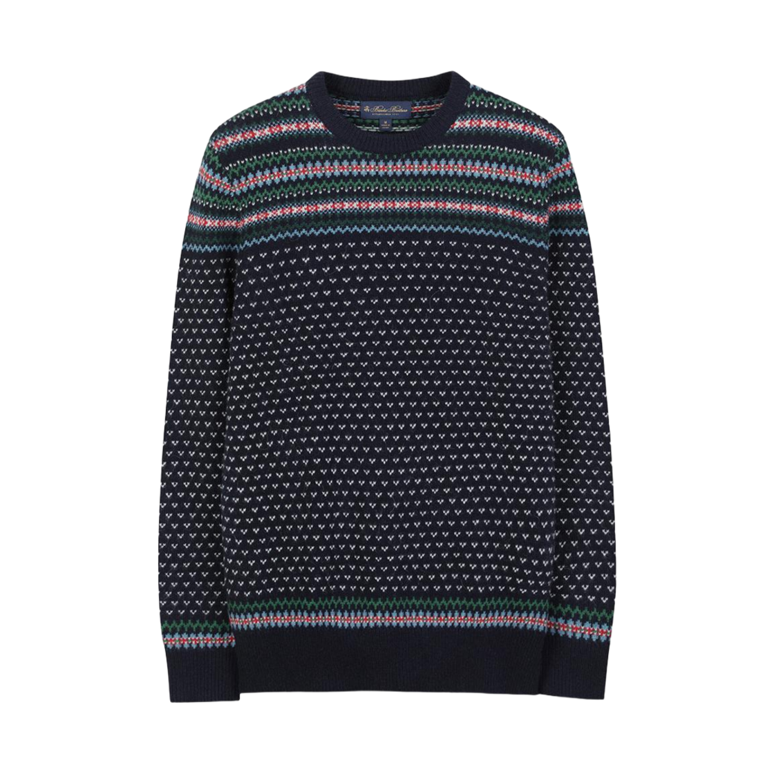 브룩스 브라더스 알파카 홀리데이 패턴 스웨터 멀티(Brooks Brothers Alpaca Holiday Pattern Sweater Multi)