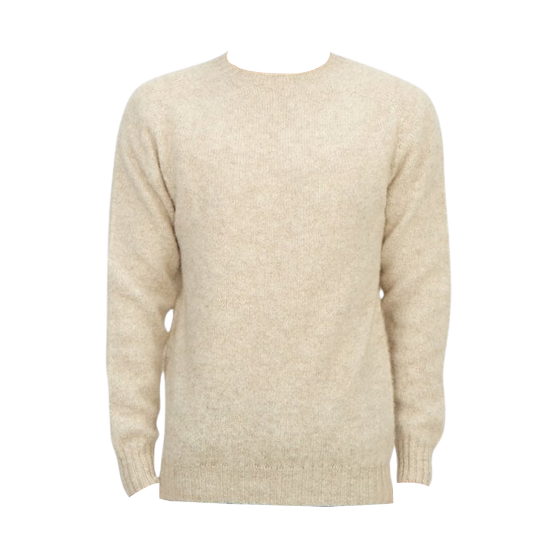 할리 오브 스코틀랜드 쉐기 독 크루넥 스웨터 퍼티(Harley of Scotland Shaggy Dog Crewneck Sweater Putty)