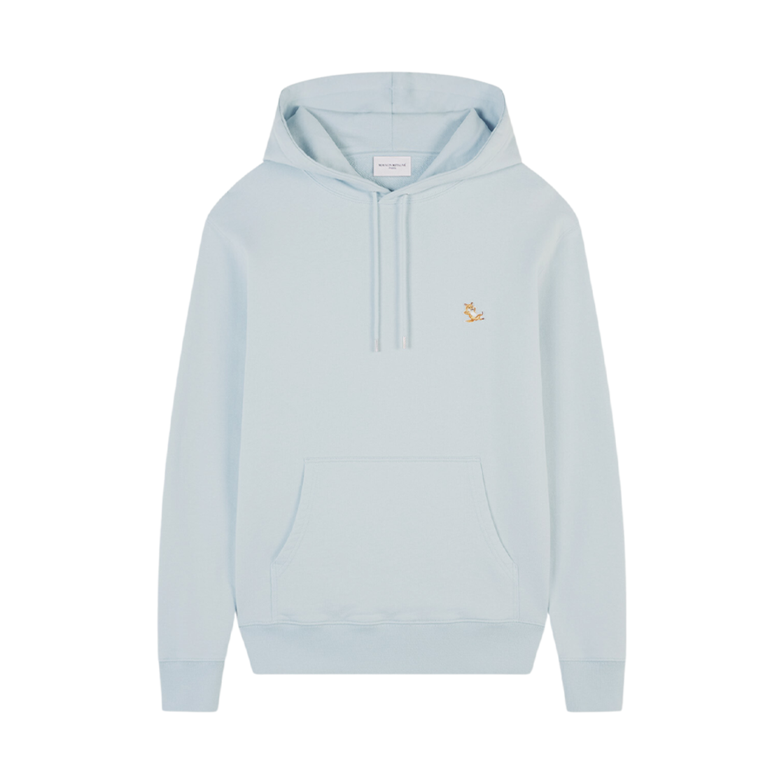 메종 키츠네 칠랙스 패치 레귤러 후드 스카이 블루