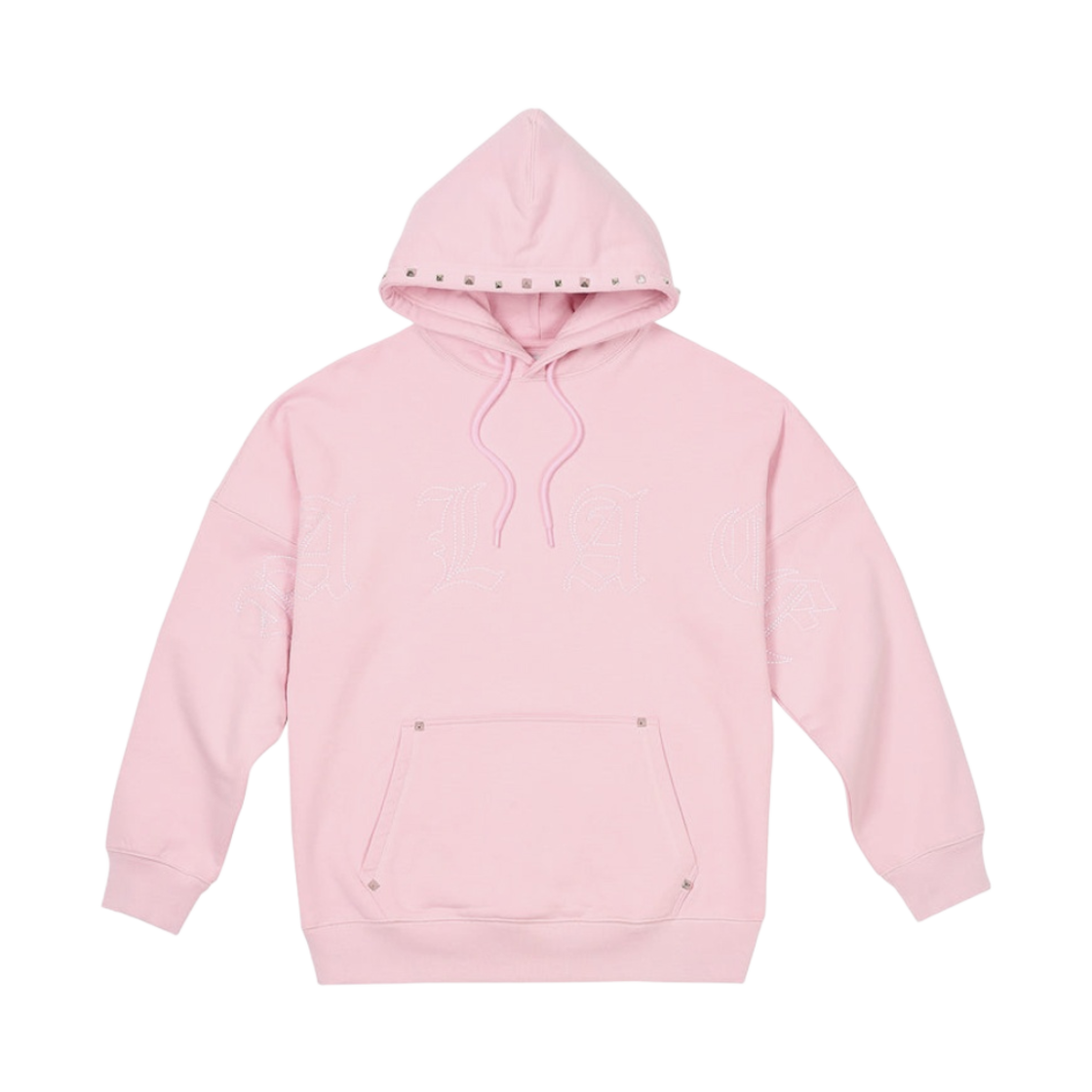 팔라스 스터드 후드 핑크 - 23SS(Palace Stud Hood Pink - 23SS) - 1