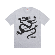 Supreme Mobb Deep Dragon T-Shirt Heather Grey - 23SS
