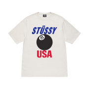 Stussy USA T-Shirt Pigment Dyed Natural