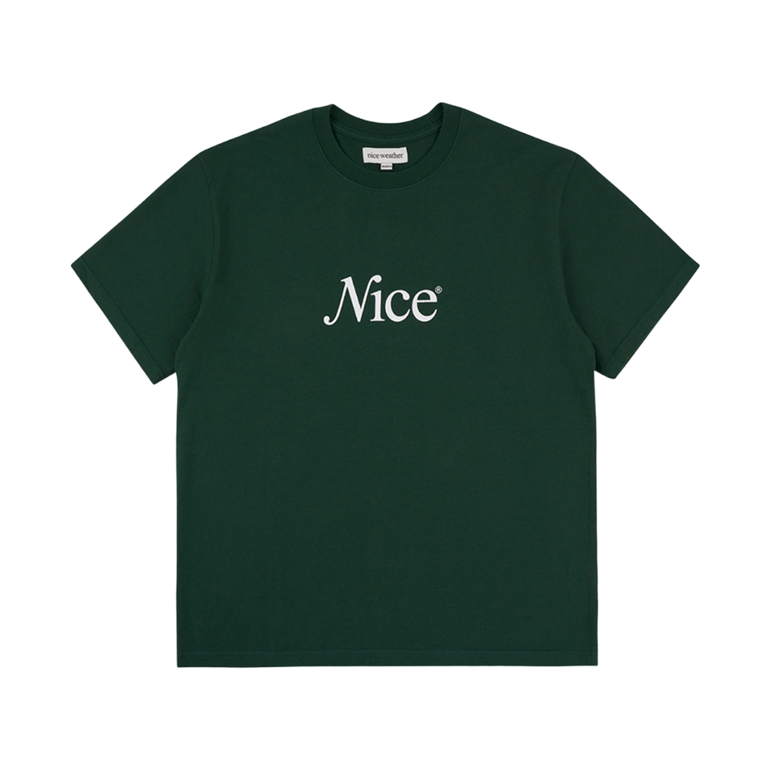 S34729 Nice Weather Apparel Signature T-Shirt Deep Green
