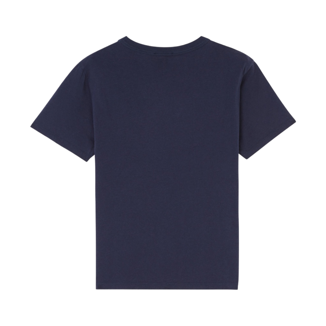 (W) 메종 키츠네 폭스 헤드 패치 클래식 티셔츠 네이비((W) Maison Kitsune Fox Head Patch Classic T-Shirt Navy) - 2
