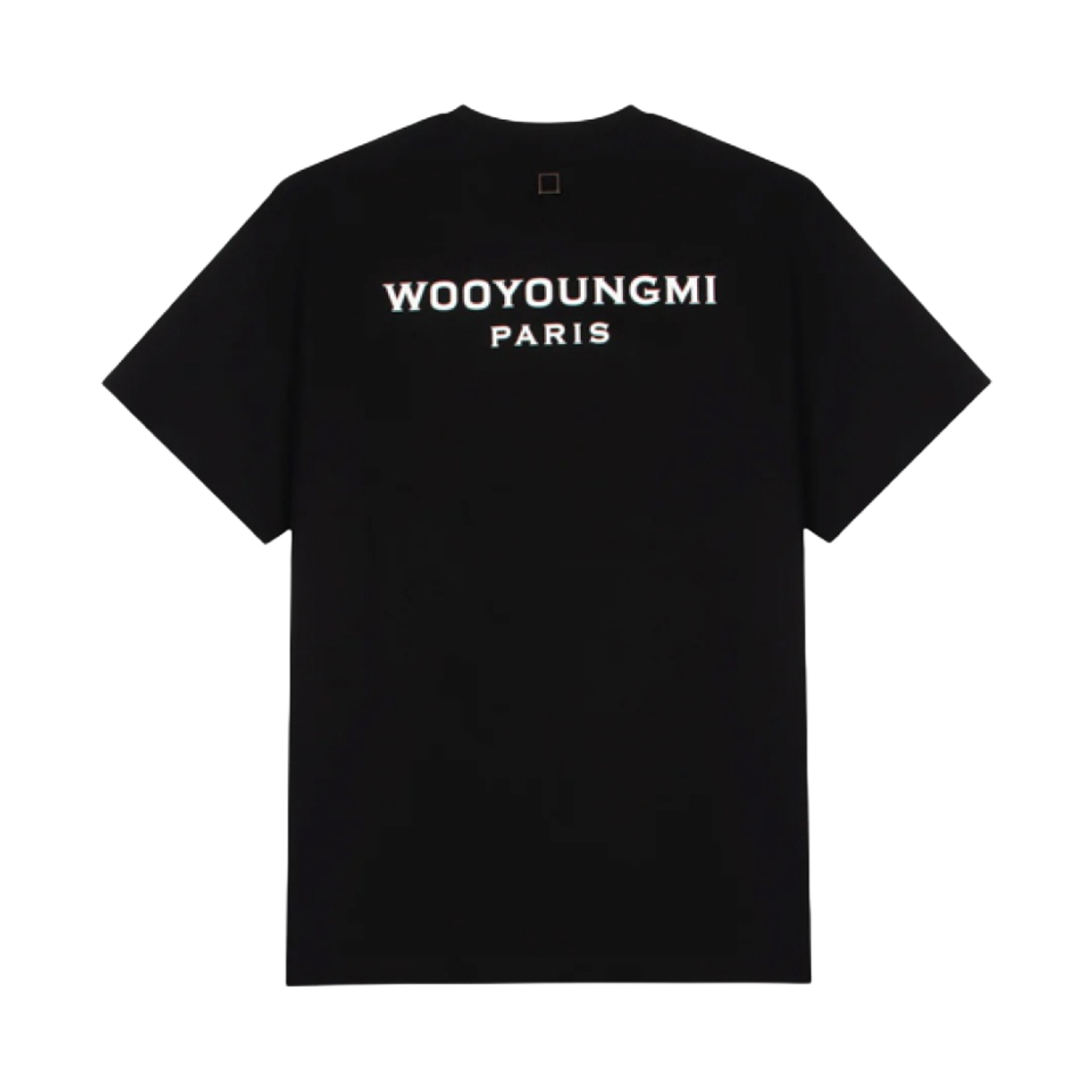 W243TS07708B Wooyoungmi Cotton Back Logo T-shirt Black - 24FW - 대표 이미지 #1