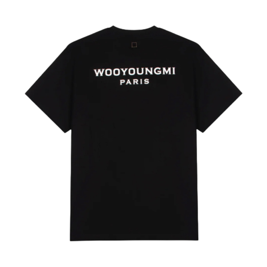 Wooyoungmi Cotton Back Logo T-shirt Black - 24FW