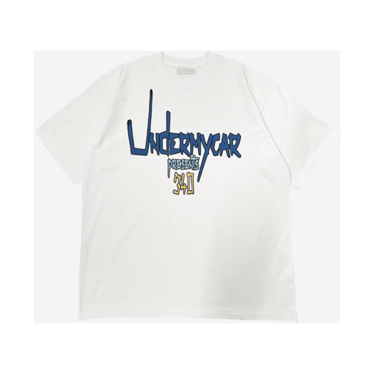 【NAUTICA×UNDERMYCAR】25ss LETTERING STAMP TEE 언더마이카 x 노티카 레터링 스탬프 티셔츠 네이비 - 25SS