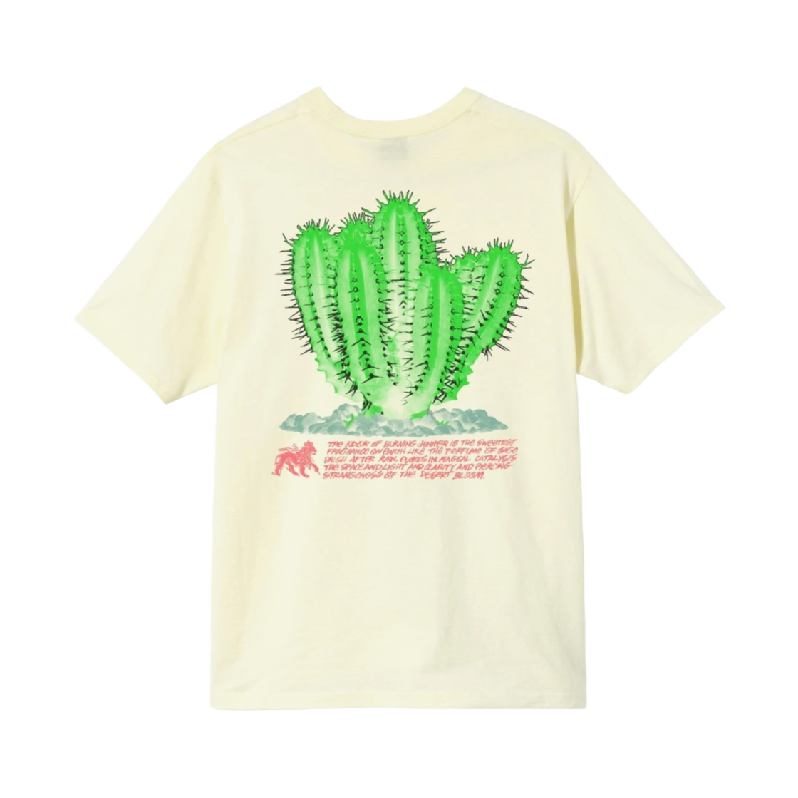 스투시 데저트 블룸 티셔츠 페일 옐로우