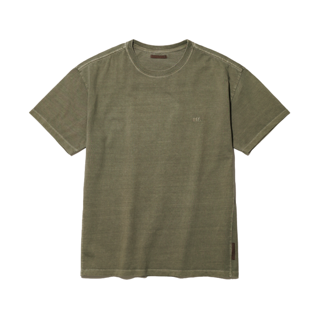 데프가먼츠 베이직 피그 티셔츠 카키