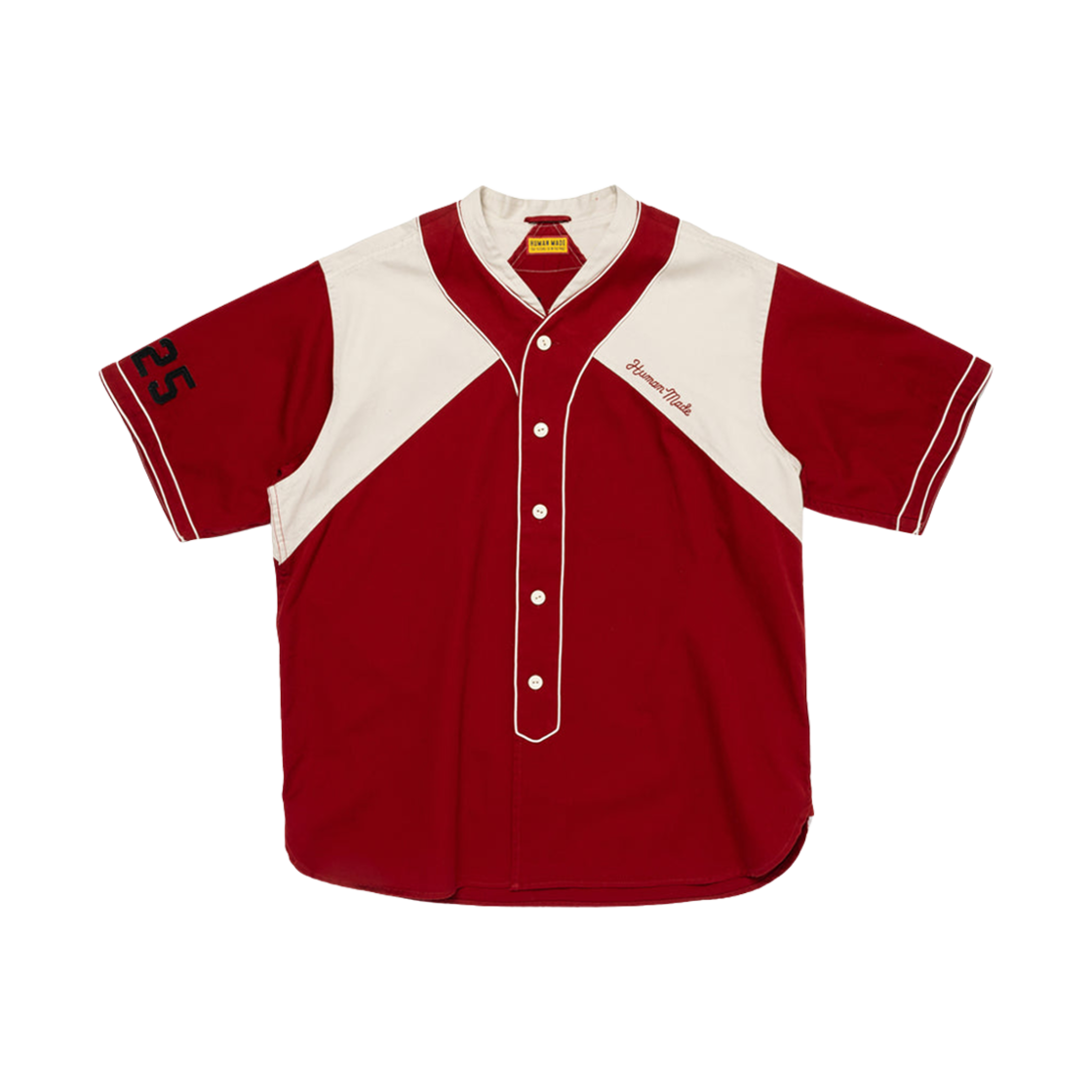 HM29SH018 Human Made Baseball Shirt Red