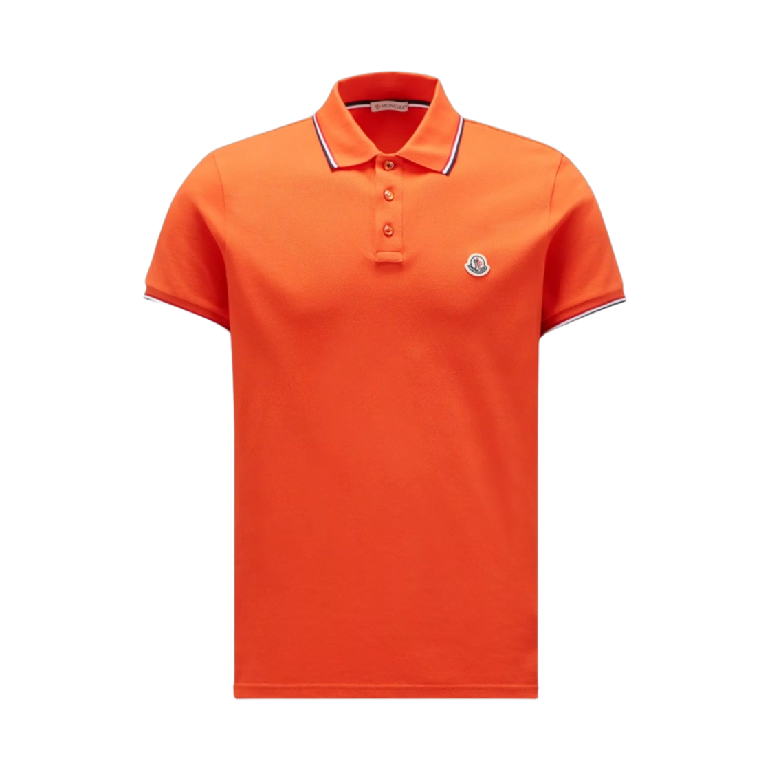 몽클레르 로고 폴로 셔츠 오렌지 - 23FW(Moncler Logo Polo Shirt Orange - 23FW) - 1
