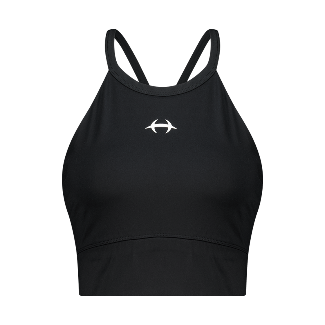 H252WSCBT020BK HDEX Womens Support Halterneck Bra Top Black