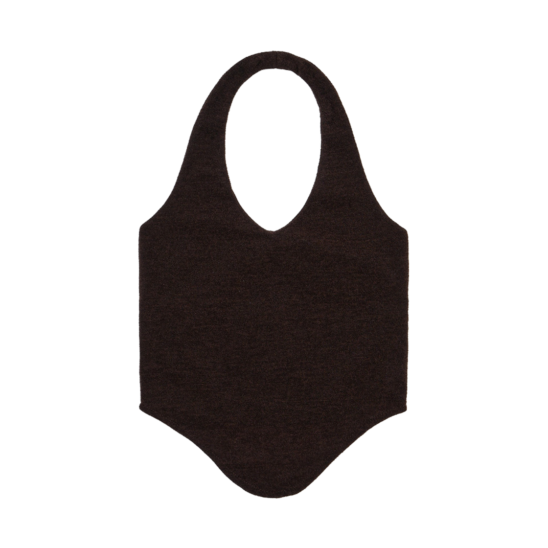 돈애스크마이플랜 홀터넥 베스트 브라운(Don't Ask My Plan Halternek Knit Vest - Brown) - 1