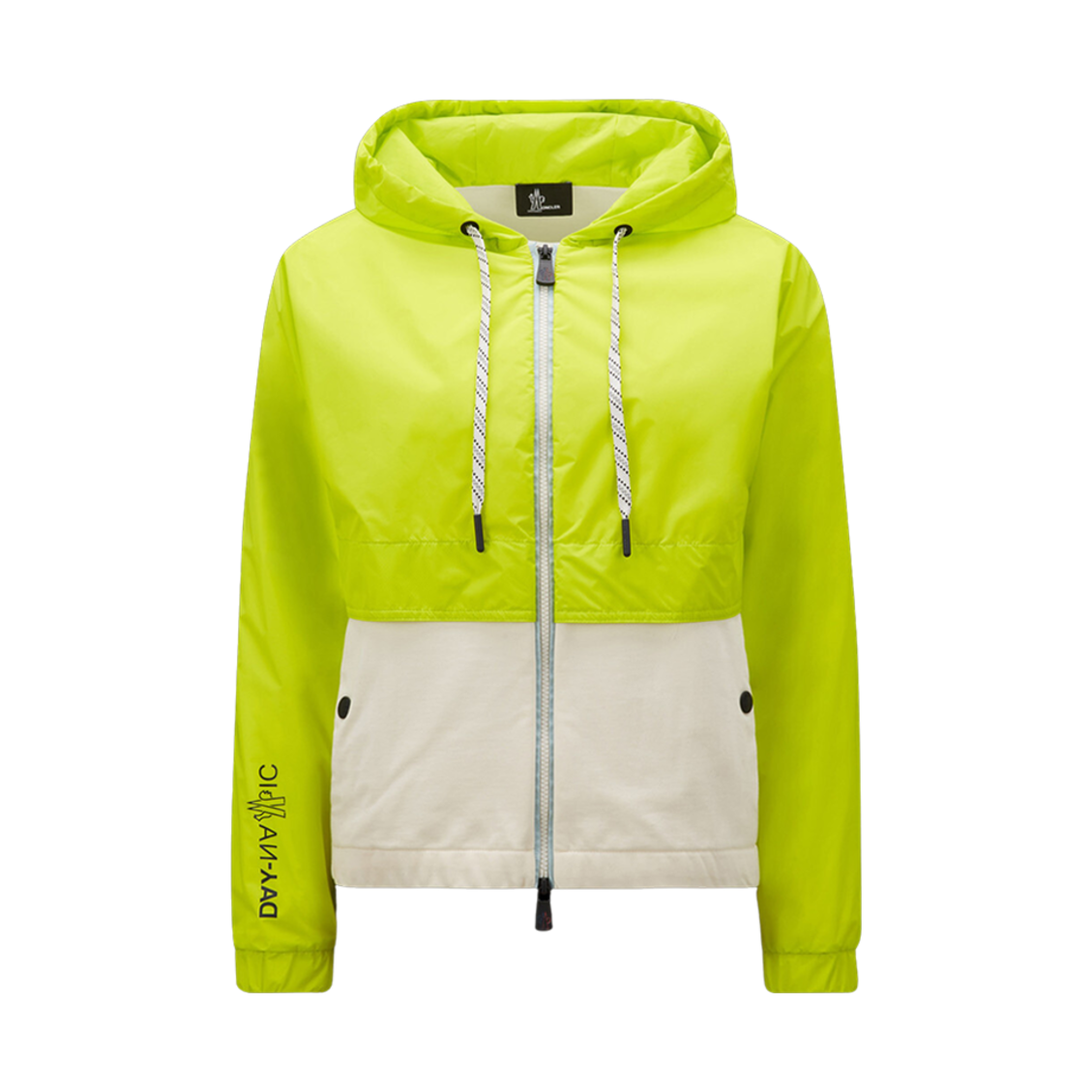 (W) 몽클레르 집업 후드 오프 화이트 그린 - 23SS((W) Moncler Zip-Up Hoodie Off White Green - 23SS) - 1