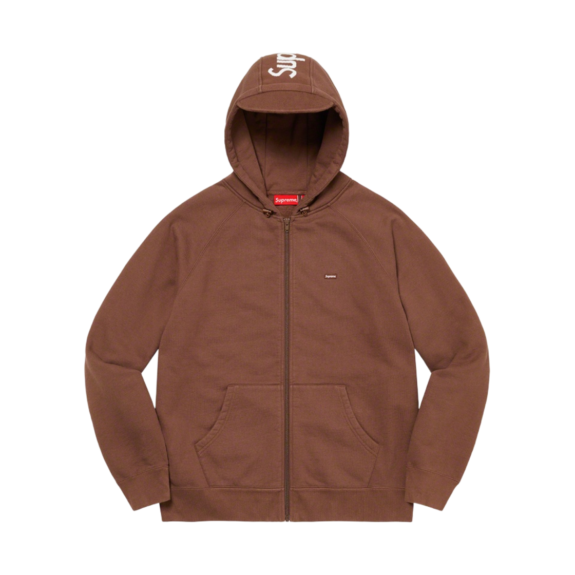 슈프림 브림 집업 후드 스웨트셔츠 다크 브라운 - 22FW(Supreme Brim Zip Up Hooded Sweatshirt Dark Brown - 22FW) - 1