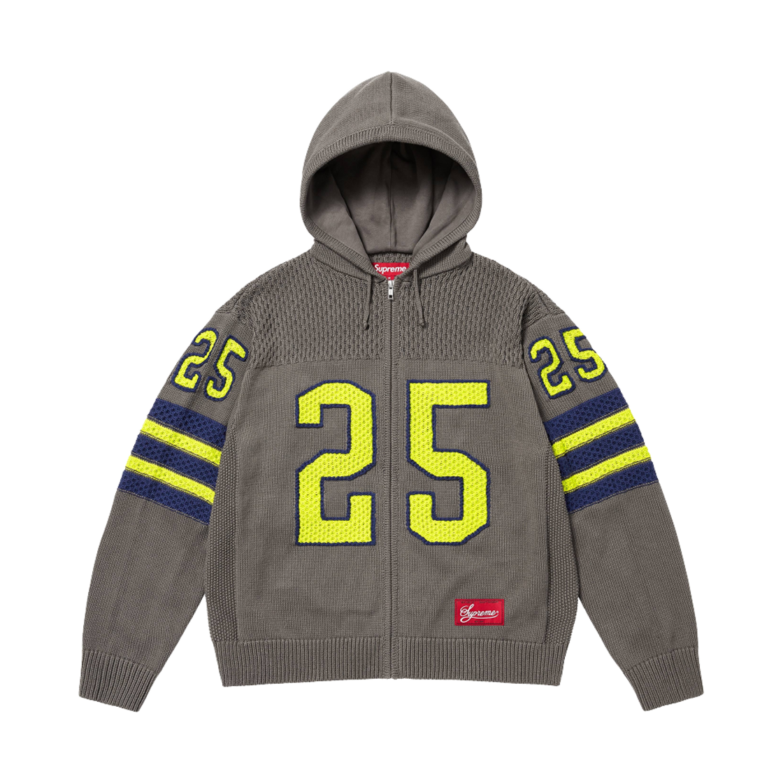 슈프림 스포츠 집업 후드 스웨터 그레이 - 25SS(Supreme Sport Zip Up Hooded Sweater Grey - 25SS) - 2