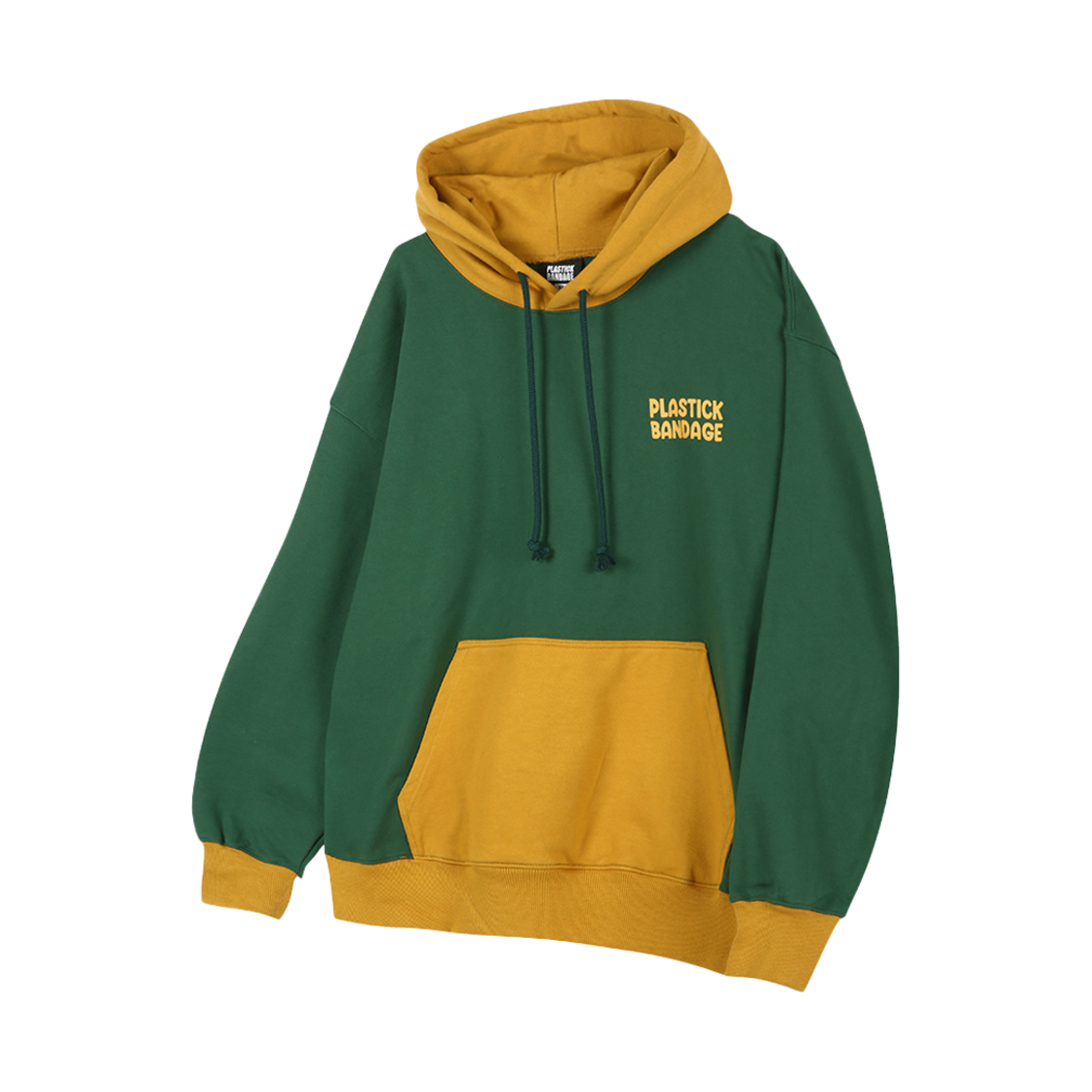 플라스틱 밴디지 플라워 써클 로고 후디 그린/옐로우(Plastick Bandage Plower Circle Logot Hoodie Green/Yellow)