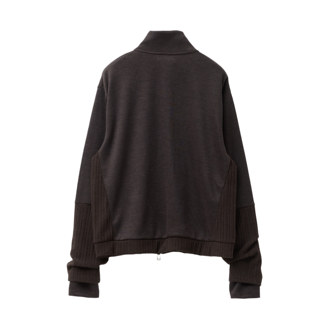 해칭룸 더블 슬리브 트랙 가디건 다크 브라운(Hatchingroom Double Sleeve Track Cardigan Dark Brown) - 2