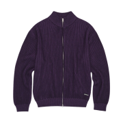 Thevinylhouse Vertical Pattern Cardigan Purple