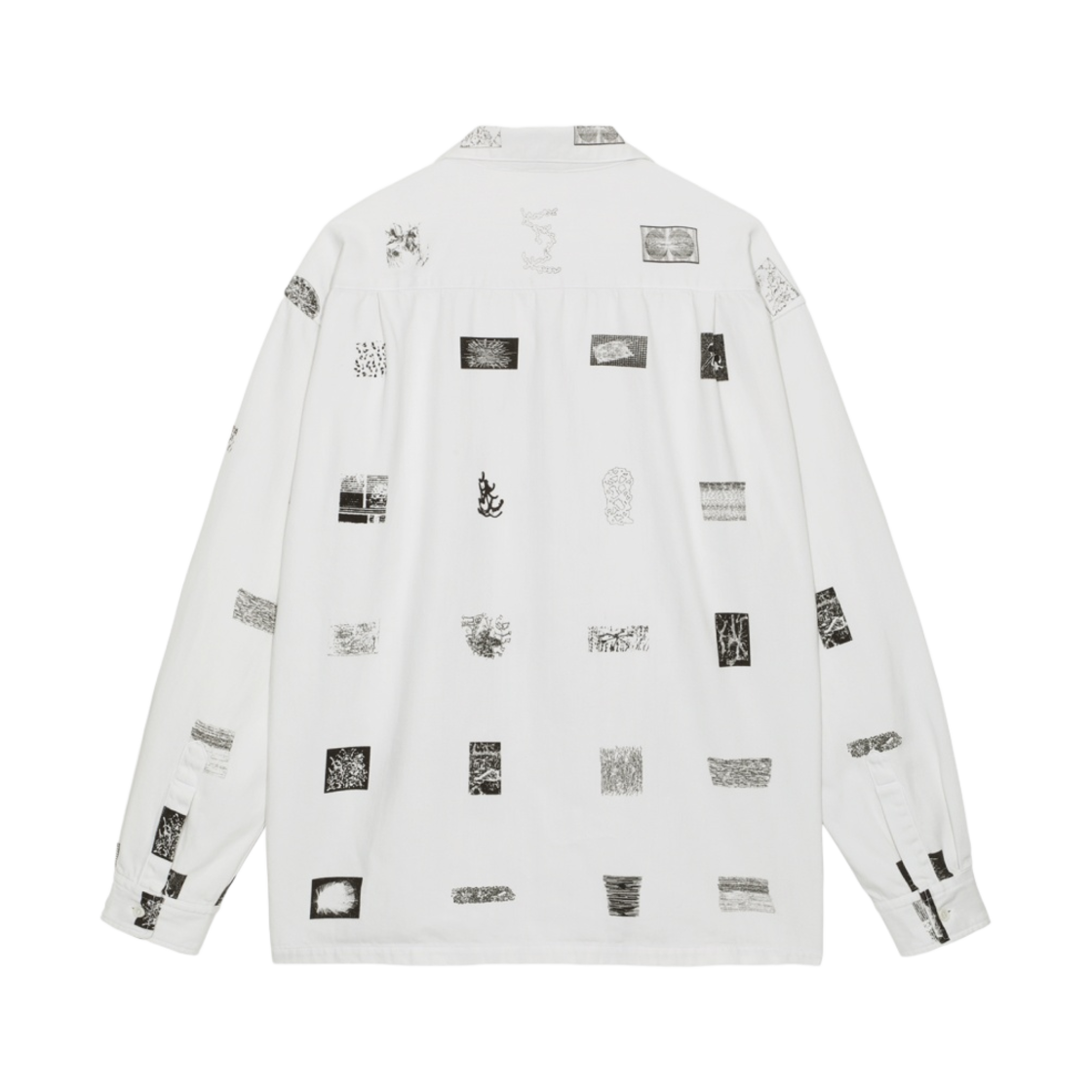 카브엠트 오버다이 FK 시트 오픈 셔츠 화이트 - 23SS(Cav Empt Overdye FK Sheets Open Shirt White - 23SS) - 2