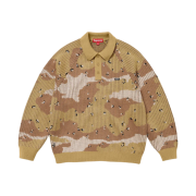 Supreme Small Box Polo Sweater Desert Camo - 24FW