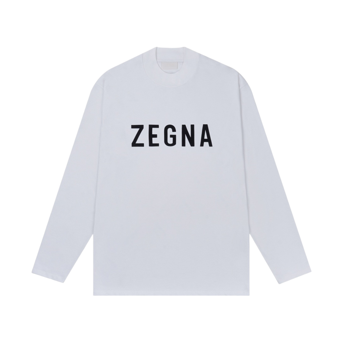 피어 오브 갓 x 에르메네질도 제냐 코튼 롱슬리브 티셔츠 화이트(Fear of God x Ermenegildo Zegna Cotton Long Sleeve T-Shirt White)