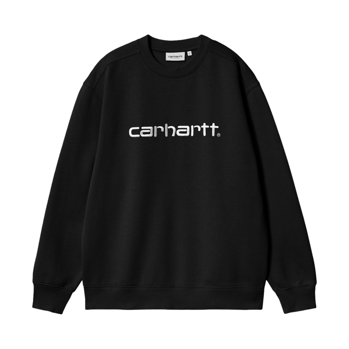 I033647-0D2-XX (W) Carhartt WIP Fleece Sweatshirt Black